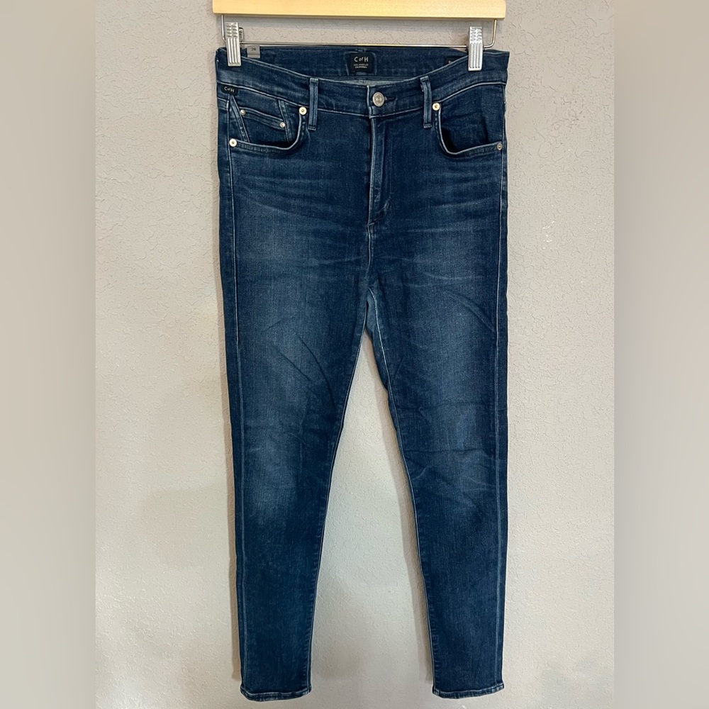 Citizens of Humanity Rocket High Rise Skinny Jeans Dark Wash Size 28